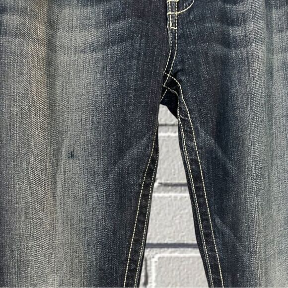 District 9 Dark Wash Slick Boot Cut Denim Jeans - Picture 11 of 11